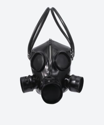 GAS MASK LEATHER HANDBAG 6F