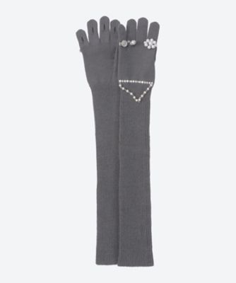 JEWELRY ATTACHED LONG GLOVES／SMALL