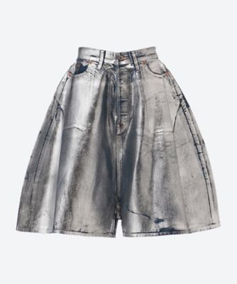 パンツ doublet 24SS FOIL DENIM SHORT PANTS FOIL DENIM SHORT PANTS | doublet (Women