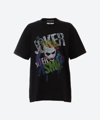 JUNYA WATANABE (Women)/ジュンヤ ワタナベ Ｄａｒｋ　ＫｎｉｇｈｔプリントＴシャツ　ＪＯーＴ０１２―０５１
