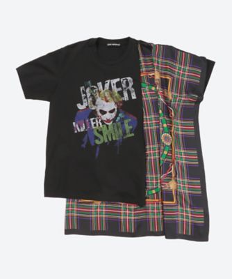 Ｄａｒｋ　Ｋｎｉｇｈｔ×チェック柄シルクスカーフドッキングＴシャツ　ＪＯ―Ｔ００２―０５１