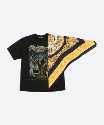 ＳＴＲＩＫＥ　ＢＡＣＫ×時計柄シルクスカーフドッキングＴシャツ　ＪＯーＴ００４―０５１