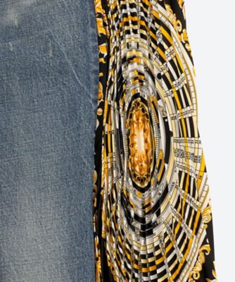 Ｌｅｖｉ’ｓＷネーム　時計柄サイドプリーツ×デニムパンツ　ＪＯ―Ｐ２０８―０５１