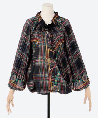 エステルスカーフ柄ブラウス JO―B005―051 | JUNYA