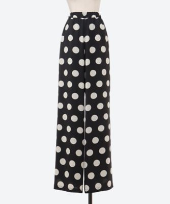 ＜JUNYA WATANABE (Women)＞ドットプリントジョーゼットパンツ　ＪＱ―Ｐ０２６―０５１