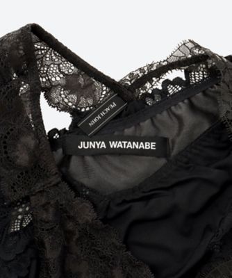 美品　ジュンヤワタナベ　レース　トップス PEACH JOHN Wネームレースブラウス JQ―B005―051