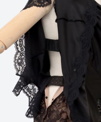 PEACH JOHN Wネームレースドレープブラウス JQ―B006