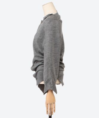アシンメトリーウール天竺カーディガン JQ―N002―051 | JUNYA