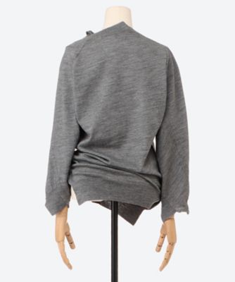アシンメトリーウール天竺カーディガン JQ―N002―051 | JUNYA