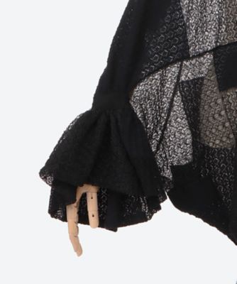 透かし柄パッチワークカーディガン JQ―N011―051 | JUNYA
