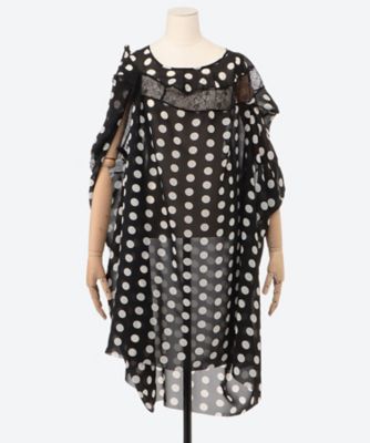 ＜JUNYA WATANABE (Women)＞ドットプリント×レースワンピース　ＪＱ―Ｏ０２０―０５１