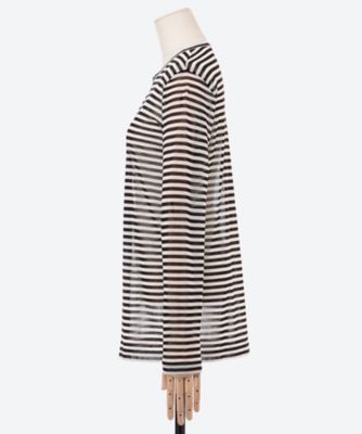 ジュンヤワタナベ　ボーダー変形カットソーカーディガンsize S JUNYA WATANABE COMME des GARCONS - ジュンヤワタナベ ボーダー変形