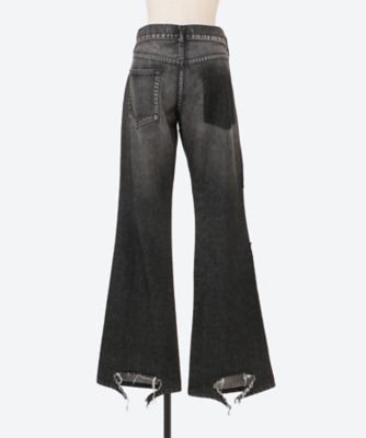 パッチワークフレアデニムパンツ JR―P013―051 | JUNYA