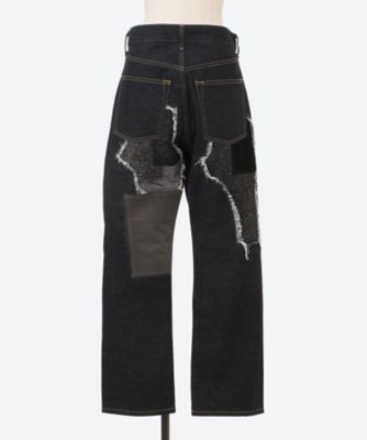 JUNYA WATANABE パッチワークデニムパンツ パッチワークストレートデニムパンツ JR―P015―051 | JUNYA