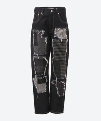 パッチワークストレートデニムパンツ JR―P015―051 | JUNYA