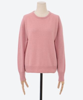 カシミヤクルーネックセーター H25―001 | GARE DE LYON (Women