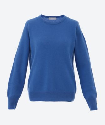 ＜GARE DE LYON (Women)＞カシミヤクルーネックセーター　Ｈ２５―００１