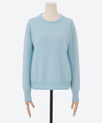 カシミヤクルーネックセーター H25―001 | GARE DE LYON (Women