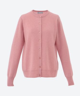 ＜GARE DE LYON (Women)＞カシミヤクルーネックカーディガン　Ｈ２５―００３