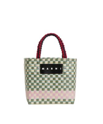 ＜MARNI MARKET＞ジャージーハンドル　ミニバスケット