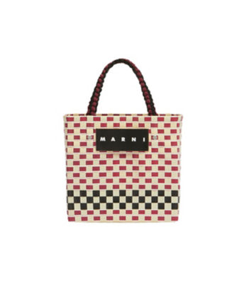 ＜MARNI MARKET＞ジャージーハンドル　ミニバスケット