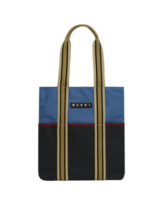 ＜MARNI MARKET＞カラーブロッキング　キャンバスバッグ