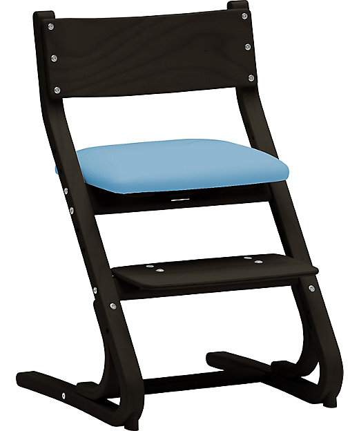 ＜三越伊勢丹/公式＞ 子供用食堂椅子 CD1027 シアーブラックB色 フローラルブルー色
