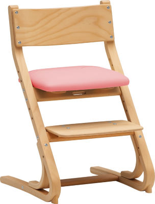  子供用食堂椅子 CD1027 ピュアビーチ色 ピーチピンク色