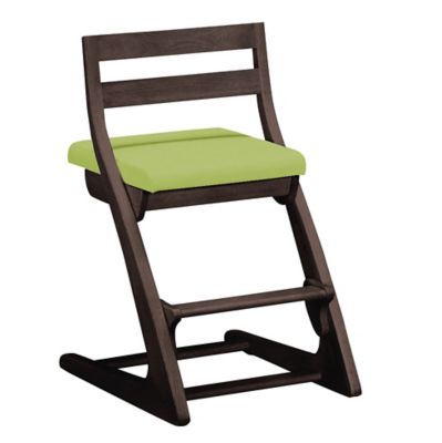 KARIMOKU (Baby & Kids)/カリモク CU1017 チェア スモークドオーク色 ライムグリーン色 机・デスク【三越伊勢丹/公式】