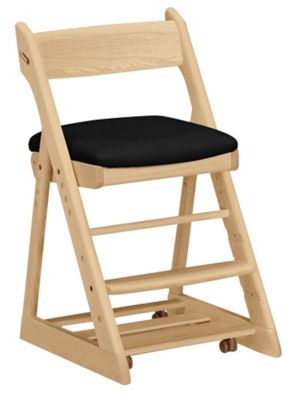 KARIMOKU (Baby & Kids)/カリモク XT0901 チェア ピュアオーク色 ブラック色 机・デスク【三越伊勢丹/公式】