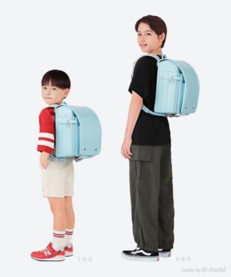 【送料無料】【２０２５年７月上旬以降届】【三越伊勢丹オリジナル】クラリーノキューブスタイリッシュランドセル　スカイ×スカイ