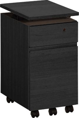 KARIMOKU (Baby & Kids)/カリモク SS0465 ユーティリティプラス ワゴン デスク奥行45cm専用 幅31cm シアーブラック 机・デスク【三越伊勢丹/公式】