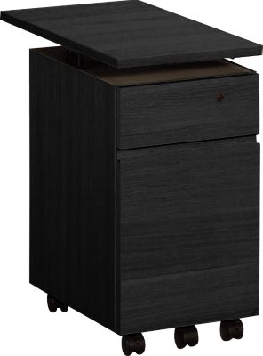 KARIMOKU (Baby & Kids)/カリモク SS0475 ユーティリティプラス ワゴン デスク奥行60cm専用 幅31cm シアーブラック 机・デスク【三越伊勢丹/公式】