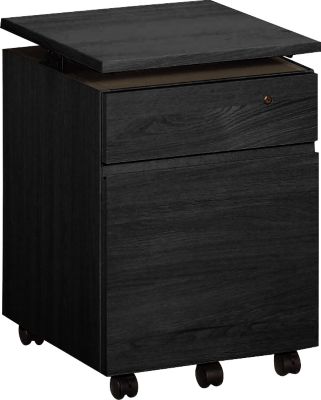 KARIMOKU (Baby & Kids)/カリモク SS0466 ユーティリティプラス ワゴン デスク奥行45cm専用 幅41cm シアーブラック 机・デスク【三越伊勢丹/公式】