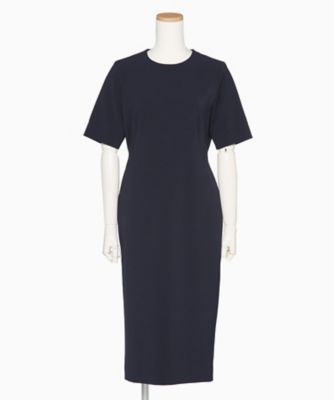 THE LINER (Women)/ザ ライナー I-Line Dress TL1-DR04 ネービーブルー ワンピース・ドレス【三越伊勢丹/公式】