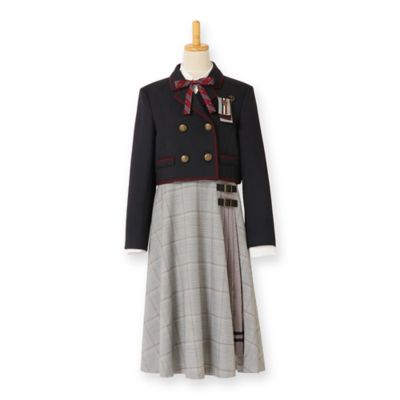 モワティエ 別珍袖フレアージャケット、別珍ハイウエストスカート