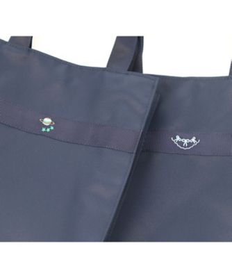 ナイロン製マチ付きシューズバッグ