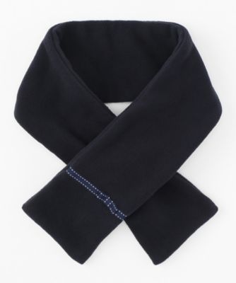 ＜JOLI COMME UN COEUR (Baby&Kids/Women)＞フリースマフラー　ステッチリボン