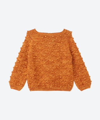 キッズ服女の子用(90cm~)misha&puff popcorn sweater winter wheat