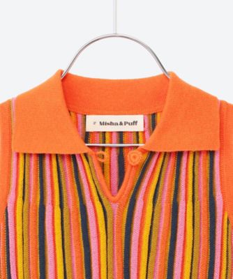Candy Stripe Accordion Dress | Misha&Puff