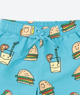 ベジサンドイッチプリントスイムショーツ