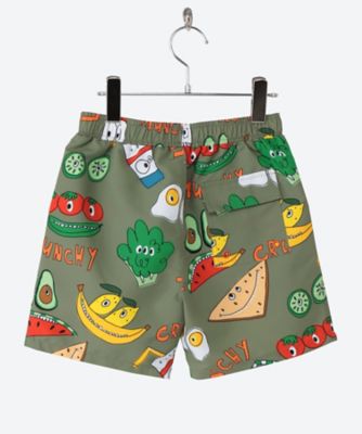 【 】ダブルウェストバンド スイムショーツ Crunchy Luchy スイムショーツ | STELLA McCARTNEY
