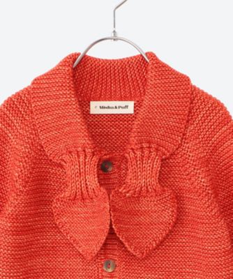 misha and puff  ミーシャアンドパフ　カーディガン Misha&Puff】(KIDS) Ruffle Cardigan/ Picnic Conf