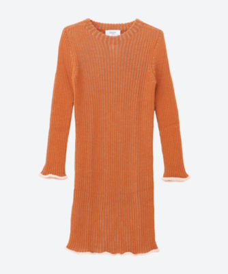 【SALE】PAADE MODE (Baby & Kids)/パーデモード ニットドレス Orange ワンピース・ドレス【三越伊勢丹/公式】