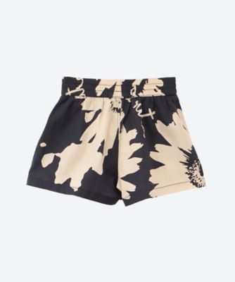 ショートパンツ　ＡＵＧＵＳＴＯ　ＢＯＴＡＮＩＣＡＬ　ＢＬＡＣＫ