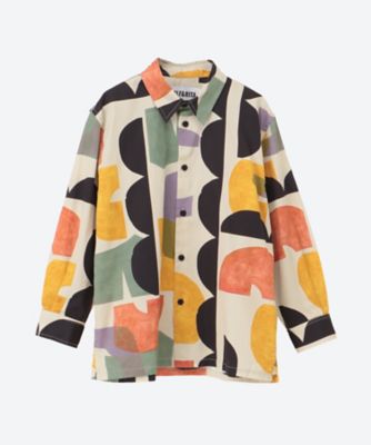＜WOLF&RITA (Baby&Kids)＞シャツ　ＲＡＵＬ　ＧＥＯＭＥＴＲＩＥ