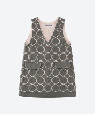 mina perhonen (Baby & Kids)/ミナ ペルホネン ワンピース ADA3440PB gray ワンピース・ドレス【三越伊勢丹/公式】