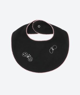 mina perhonen (Baby & Kids)/ミナ ペルホネン スタイ ADA7287P black よだれかけ【三越伊勢丹/公式】