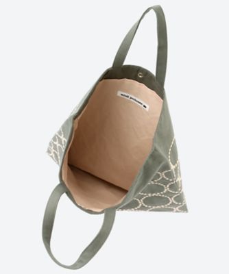 あおり巾着トートバッグ×ミナペルホネンMサイズ 巾着バッグ×ミナペルホネン