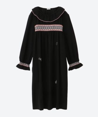 mina perhonen (Baby & Kids)/ミナ ペルホネン ワンピース ADA8483PD black ワンピース・ドレス【三越伊勢丹/公式】